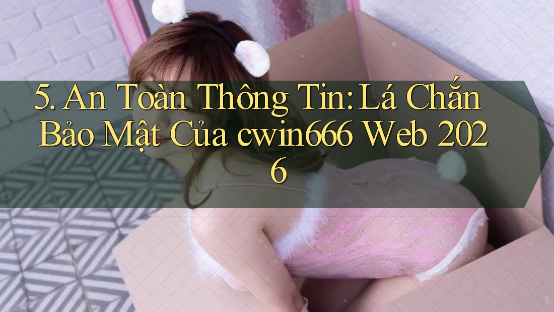 5. An Toàn Thông Tin: Lá Chắn Bảo Mật Của cwin666 Web 2026