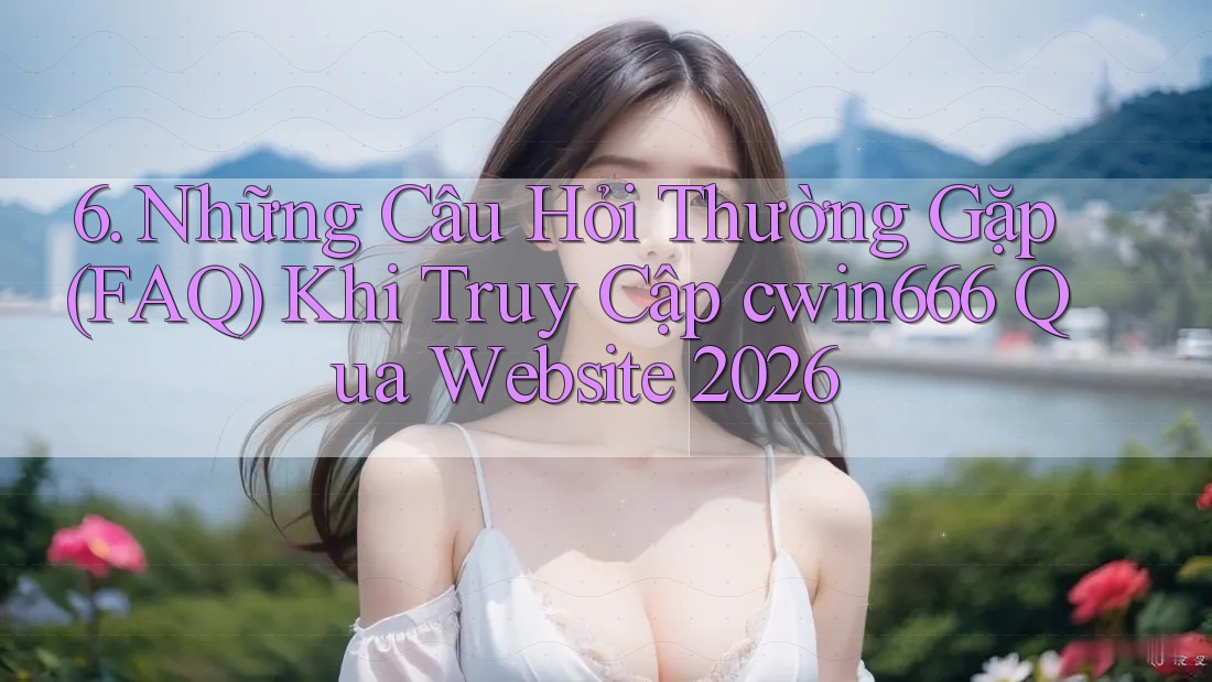6. Những Câu Hỏi Thường Gặp (FAQ) Khi Truy Cập cwin666 Qua Website 2026