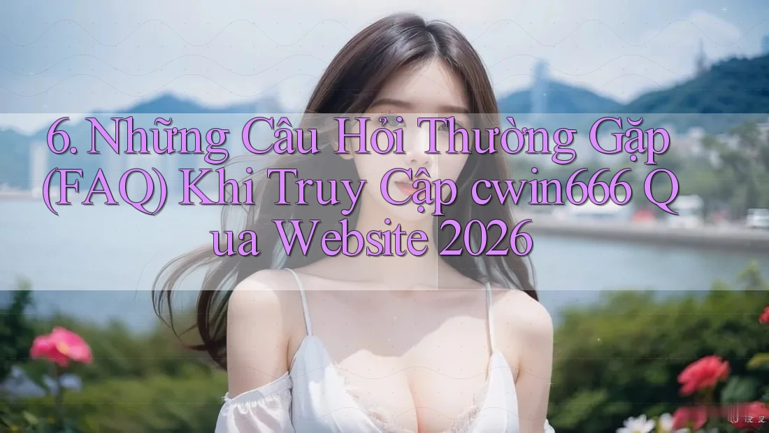 6. Những Câu Hỏi Thường Gặp (FAQ) Khi Truy Cập cwin666 Qua Website 2026