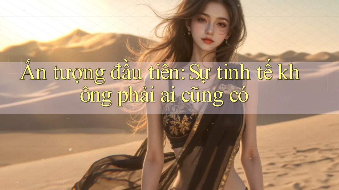 Ấn tượng đầu tiên: Sự tinh tế không phải ai cũng có