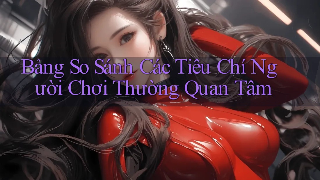 Bảng So Sánh Các Tiêu Chí Người Chơi Thường Quan Tâm