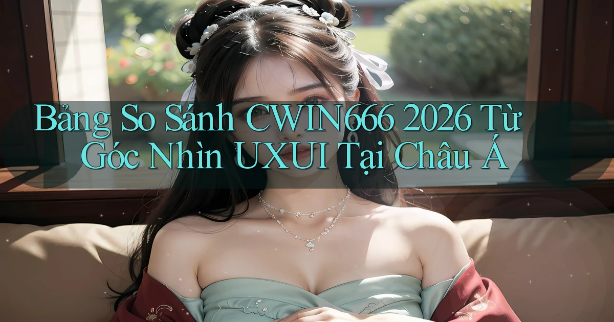 bảng so sánh Cwin666 2026   từ góc nhìn UXUI tại Châu Á