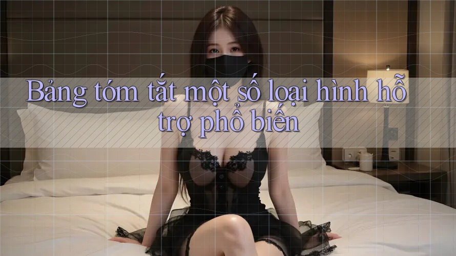 Bảng tóm tắt một số loại hình hỗ trợ phổ biến Bảng tóm tắt một số loại hình hỗ trợ phổ biến