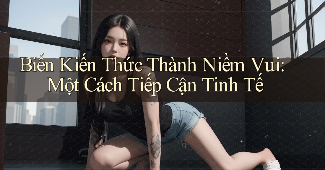 Biến Kiến Thức Thành Niềm Vui: Một Cách Tiếp Cận Tinh Tế