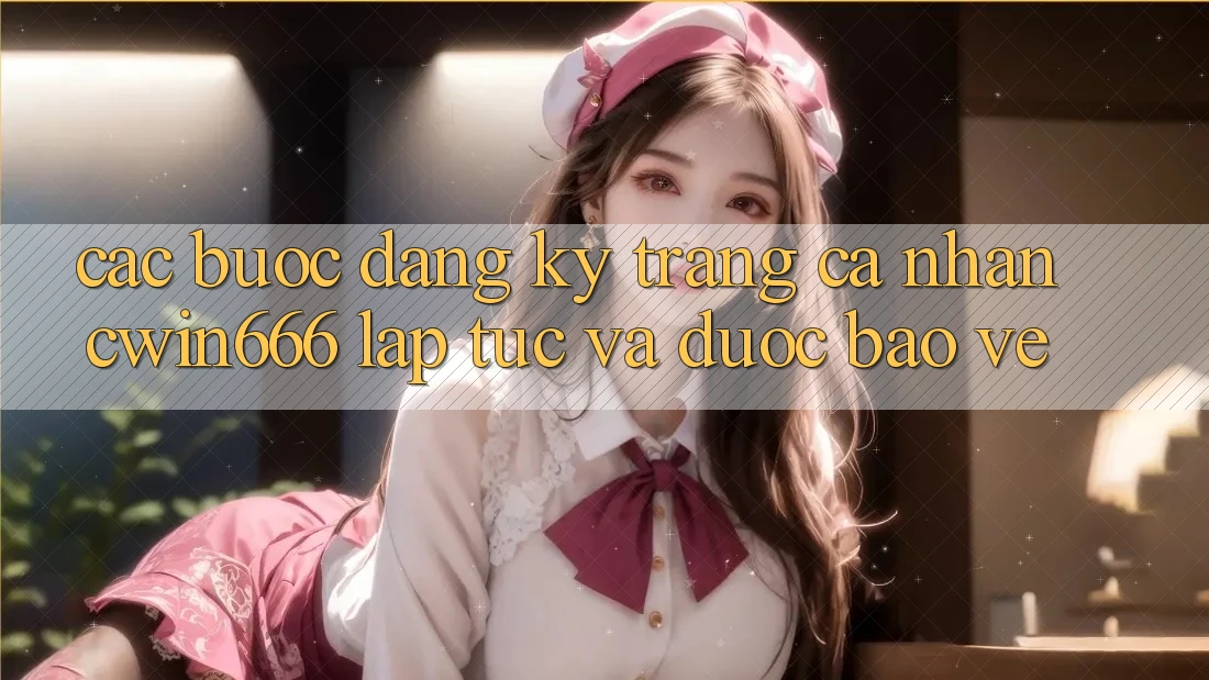 Các bước Đăng ký Trang cá nhân Cwin666 Lập tức và Được bảo vệ