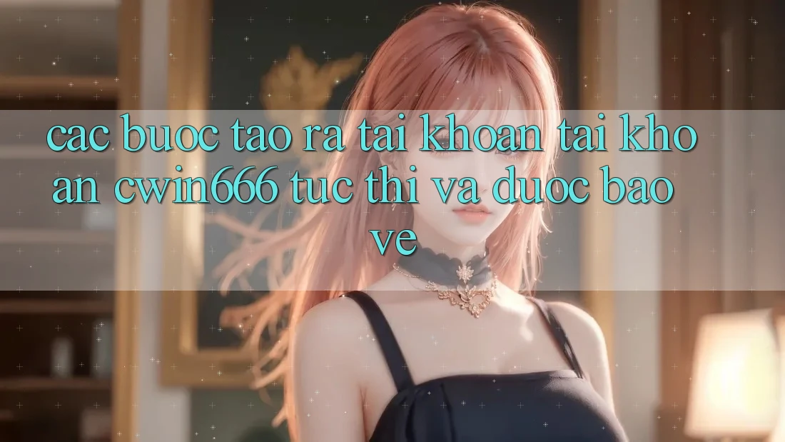 Các bước Tạo ra tài khoản Tài Khoản Cwin666 Tức thì và Được bảo vệ