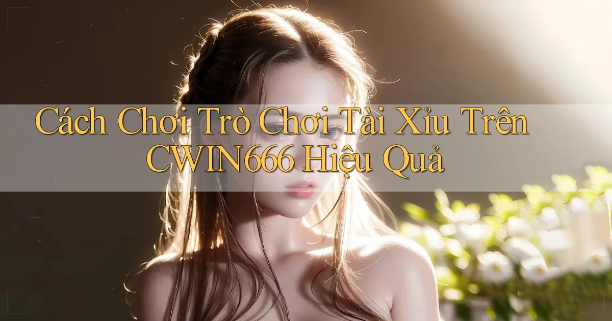cách chơi trò chơi tài xỉu trên cwin666 hiệu quả