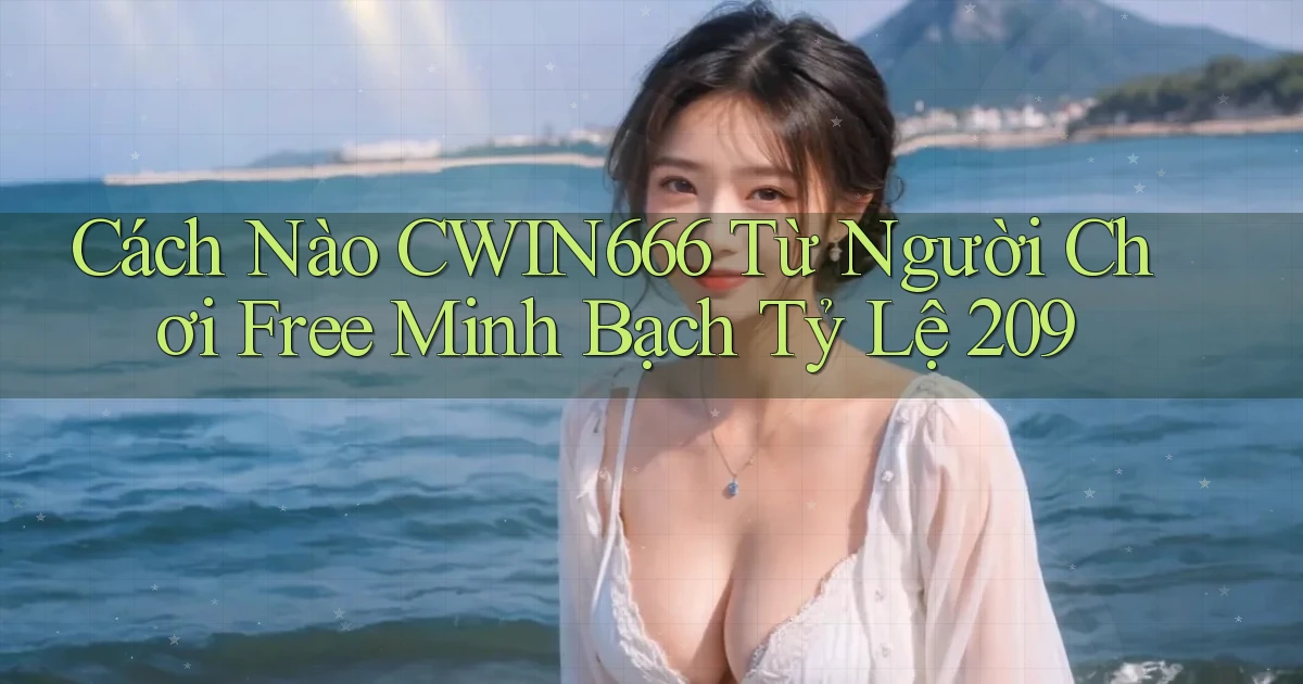Cách nào Cwin666 từ người chơi free minh bạch tỷ lệ 209