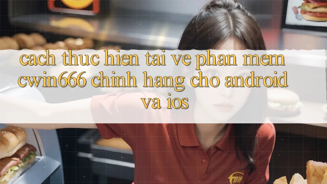 Cách thực hiện Tải về Phần mềm Cwin666 Chính Hãng Cho Android và iOS