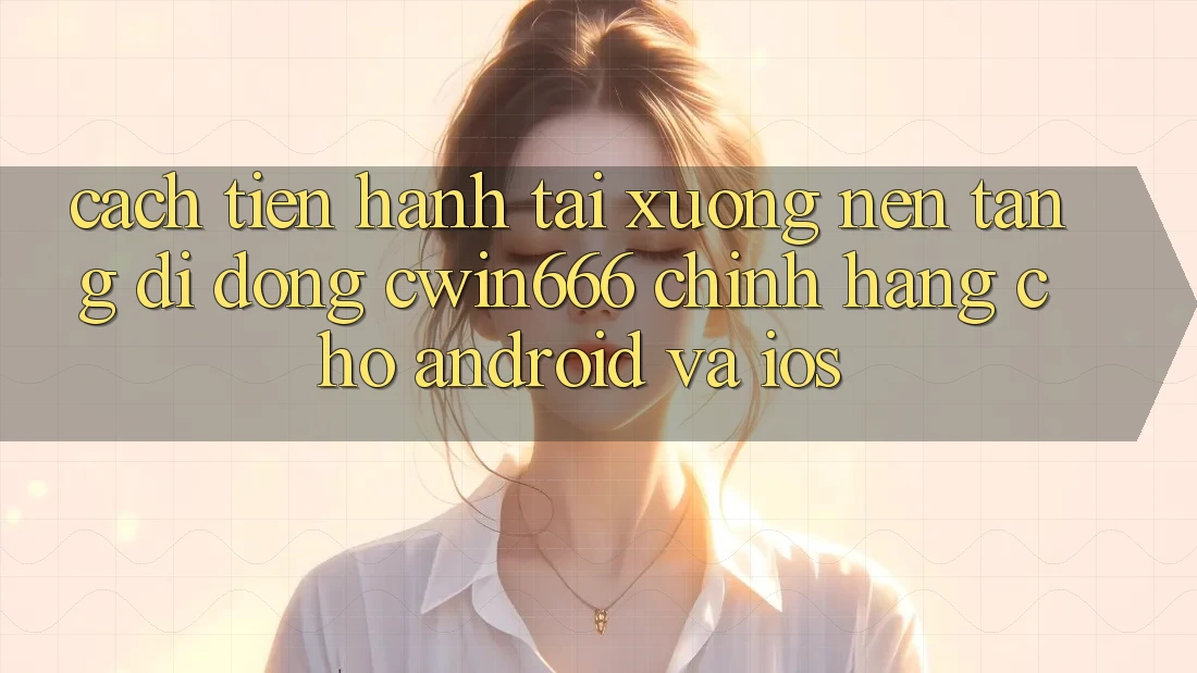 Cách tiến hành Tải xuống Nền tảng di động Cwin666 Chính Hãng Cho Android và iOS