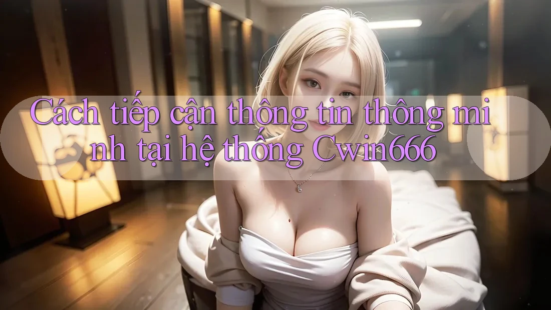 Cách tiếp cận thông tin thông minh tại hệ thống Cwin666