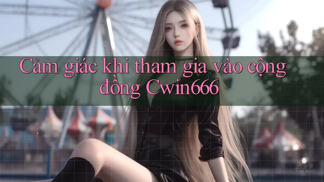 Cảm giác khi tham gia vào cộng đồng Cwin666 Cảm giác khi tham gia vào cộng đồng Cwin666
