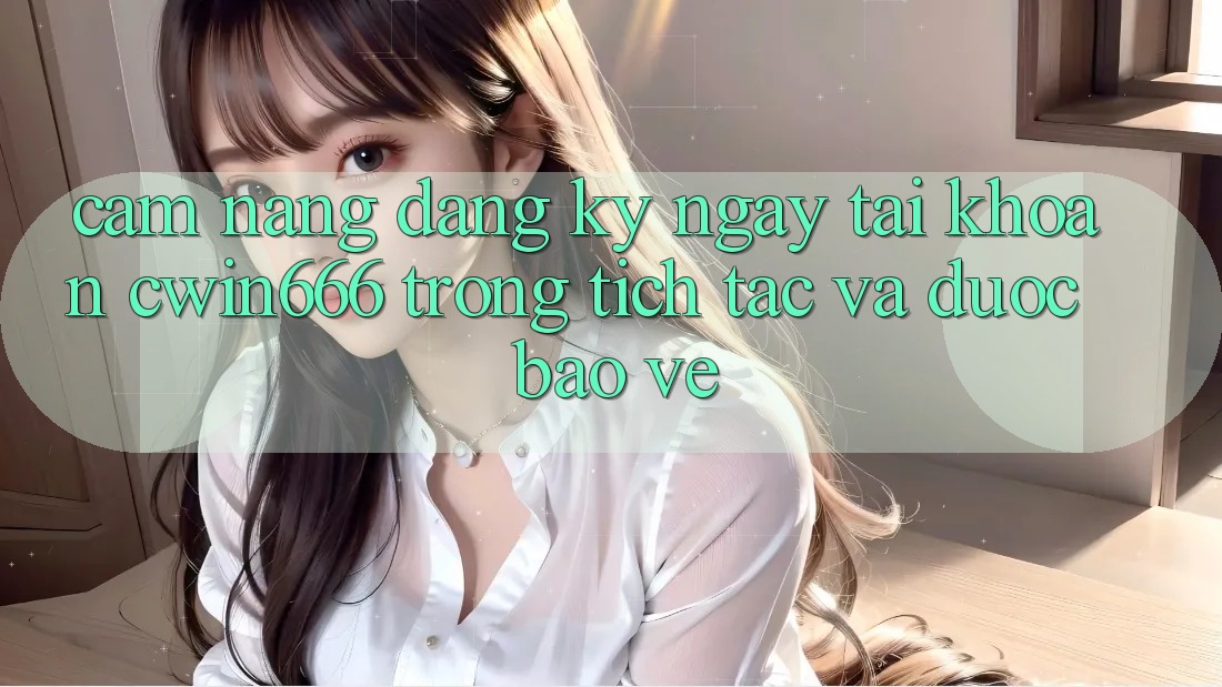Cẩm nang Đăng ký ngay Tài Khoản Cwin666 Trong tích tắc và Được bảo vệ