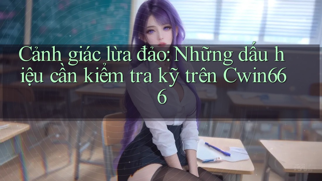 Cảnh giác lừa đảo: Những dấu hiệu cần kiểm tra kỹ trên Cwin666