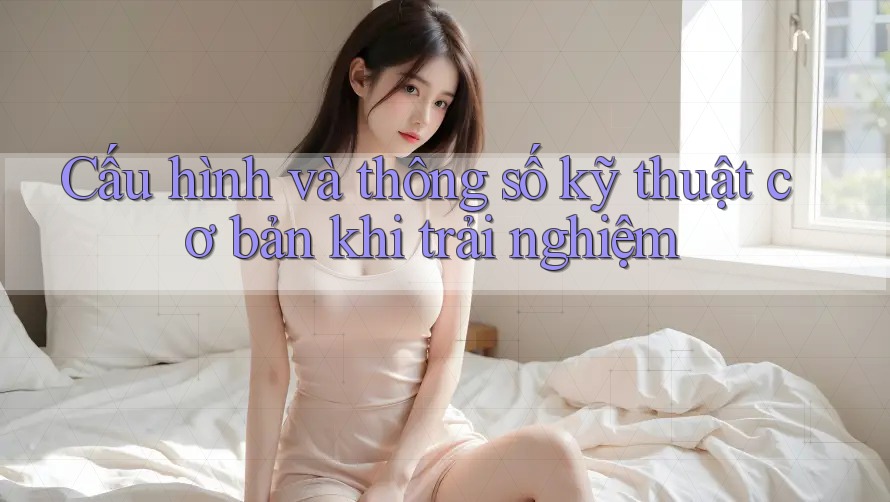 Cấu hình và thông số kỹ thuật cơ bản khi trải nghiệm