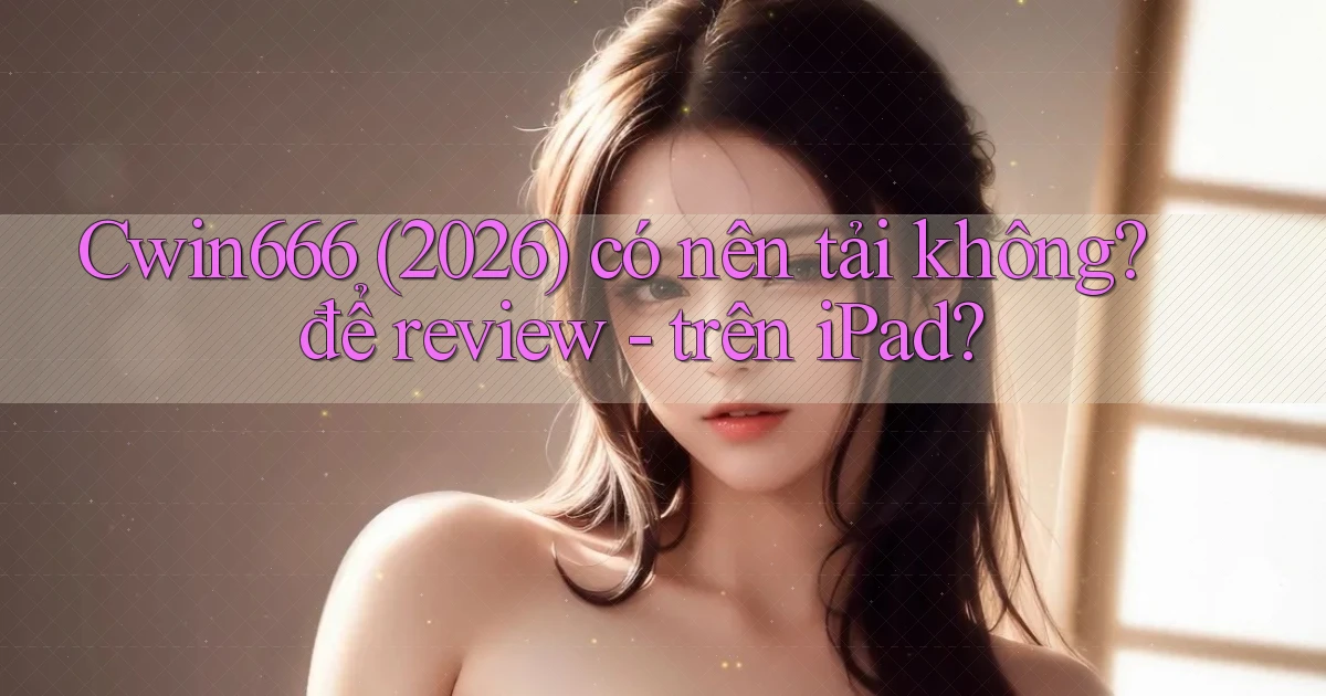 Cwin666 (2026) có nên tải không để review   trên iPad