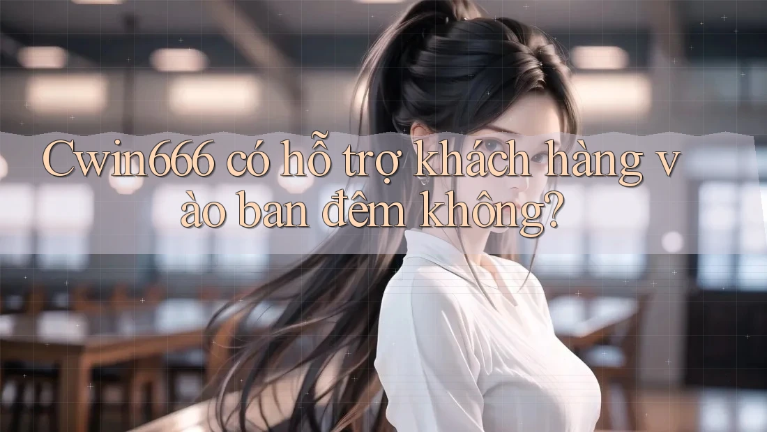 Cwin666 có hỗ trợ khách hàng vào ban đêm không?