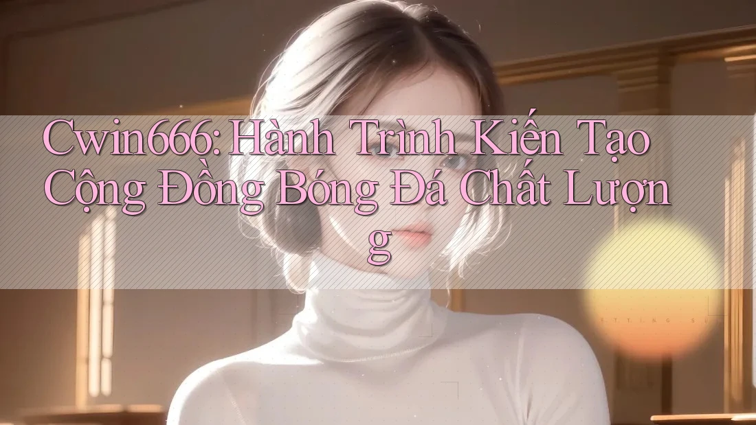 Cwin666: Hành Trình Kiến Tạo Cộng Đồng Bóng Đá Chất Lượng