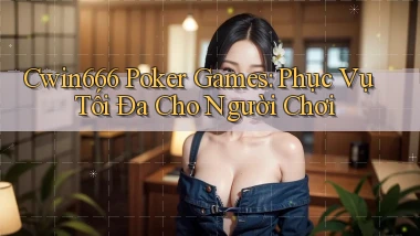 cwin666  poker games phục vụ tối đa cho người chơi