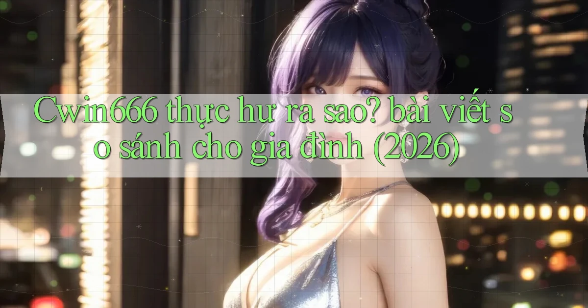 Cwin666 thực hư ra sao bài viết so sánh cho gia đình (2026)