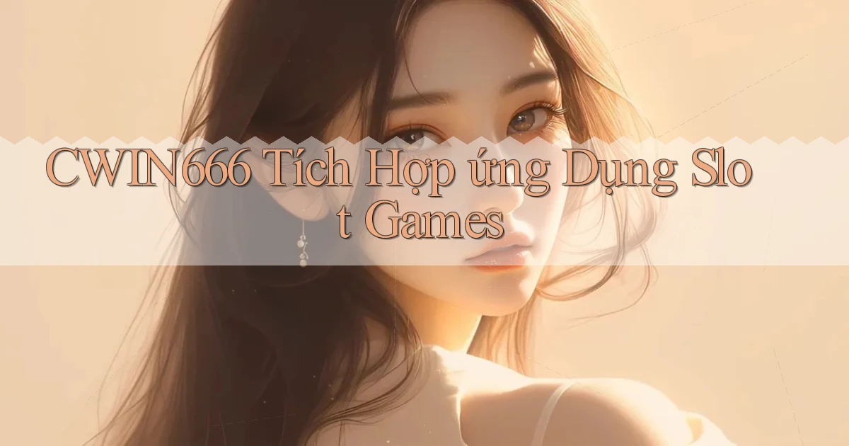 cwin666  tích hợp ứng dụng slot games