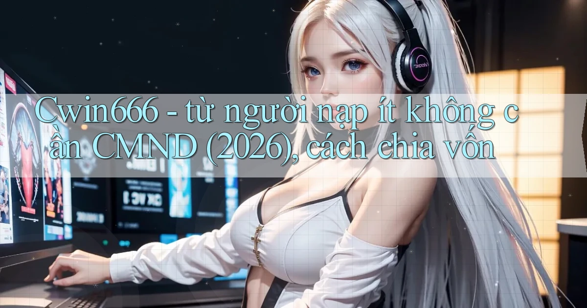 Cwin666   từ người nạp ít không cần CMND (2026), cách chia vốn