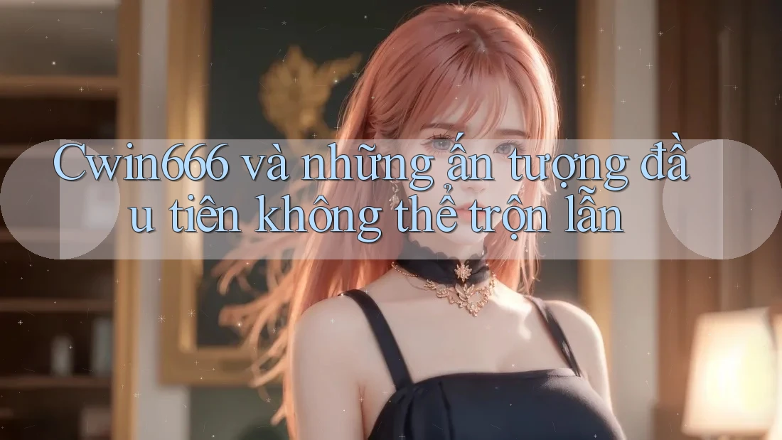 Cwin666 và những ấn tượng đầu tiên không thể trộn lẫn