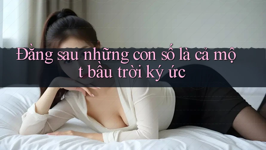 Đằng sau những con số là cả một bầu trời ký ức