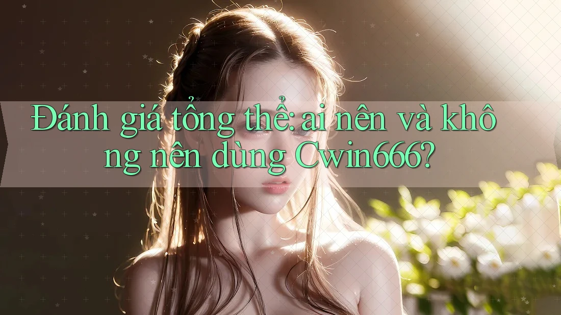 Đánh giá tổng thể: Ai nên và không nên dùng Cwin666?