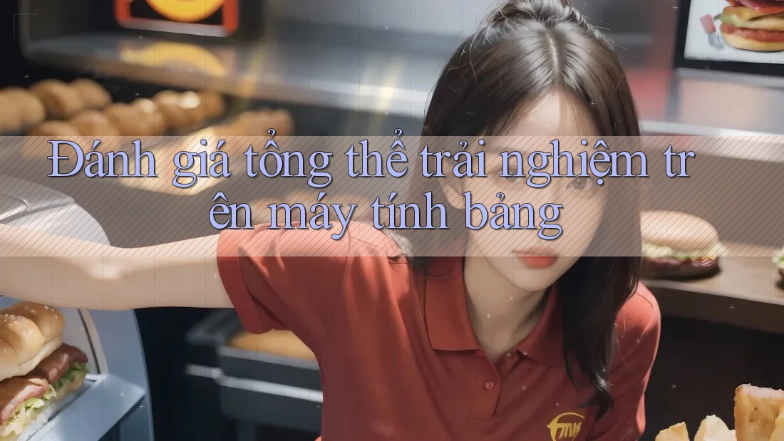 Đánh giá tổng thể trải nghiệm trên máy tính bảng