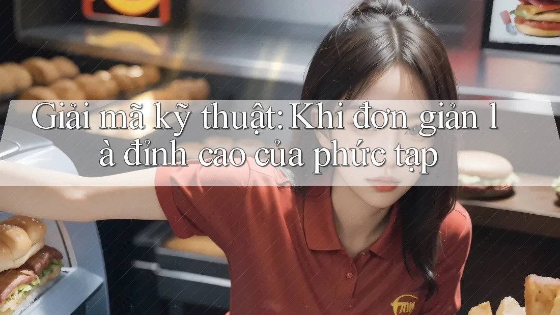 Giải mã kỹ thuật: Khi đơn giản là đỉnh cao của phức tạp Giải mã kỹ thuật: Khi đơn giản là đỉnh cao của phức tạp