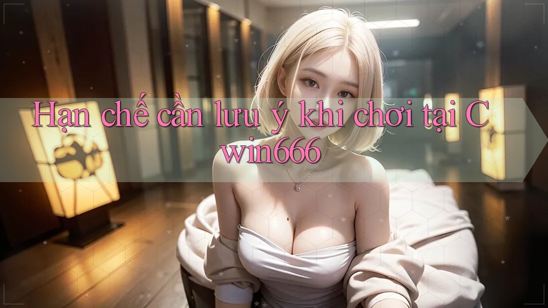 Hạn chế cần lưu ý khi chơi tại Cwin666