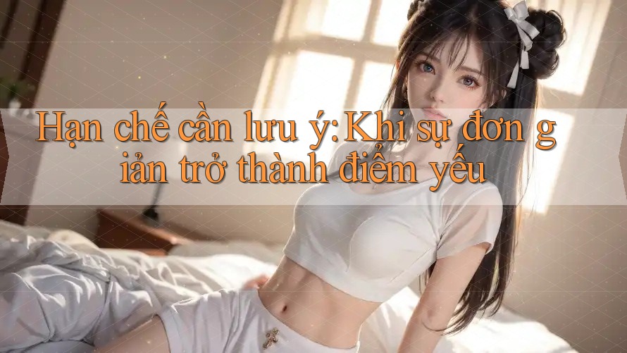 Hạn chế cần lưu ý: Khi sự đơn giản trở thành điểm yếu