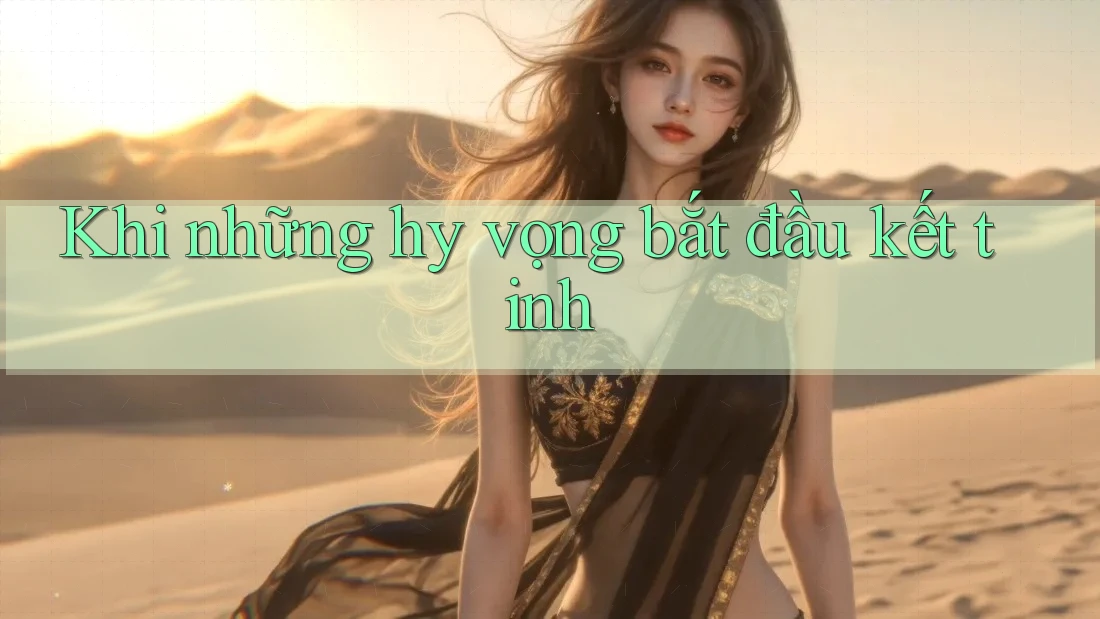 Khi những hy vọng bắt đầu kết tinh Khi những hy vọng bắt đầu kết tinh