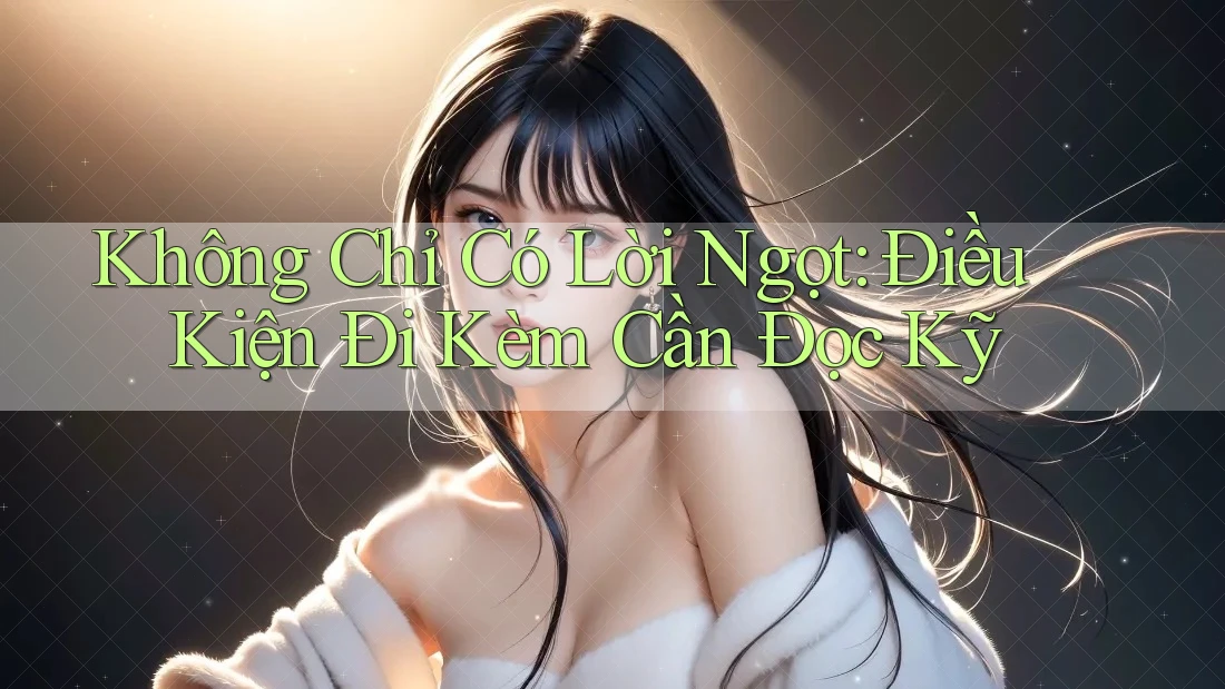Không Chỉ Có Lời Ngọt: Điều Kiện Đi Kèm Cần Đọc Kỹ