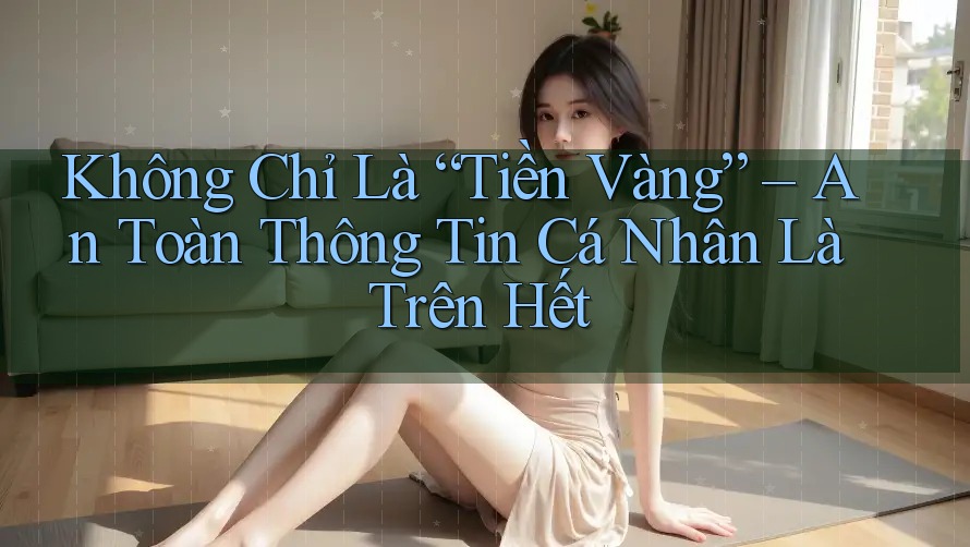 Không Chỉ Là “Tiền Vàng” – An Toàn Thông Tin Cá Nhân Là Trên Hết