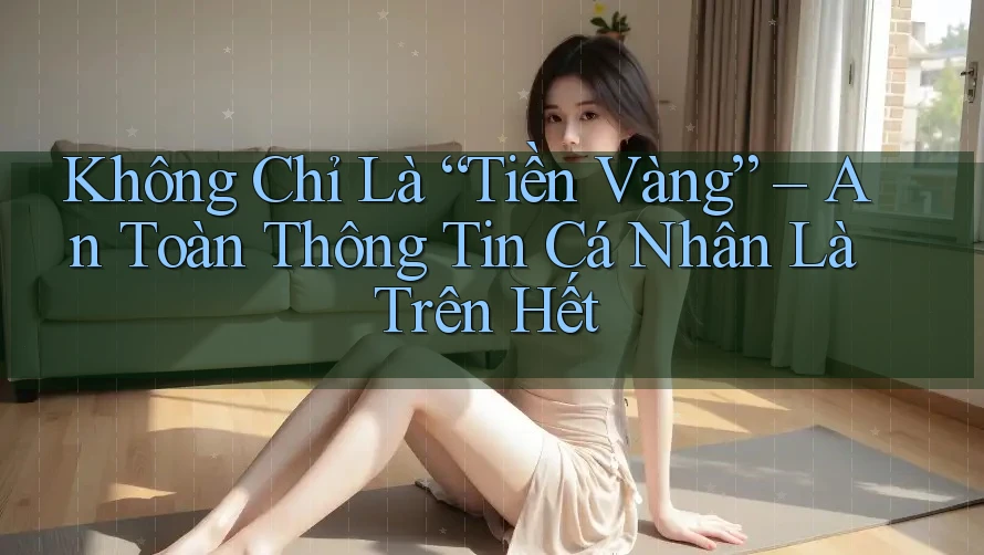 Không Chỉ Là “Tiền Vàng” – An Toàn Thông Tin Cá Nhân Là Trên Hết