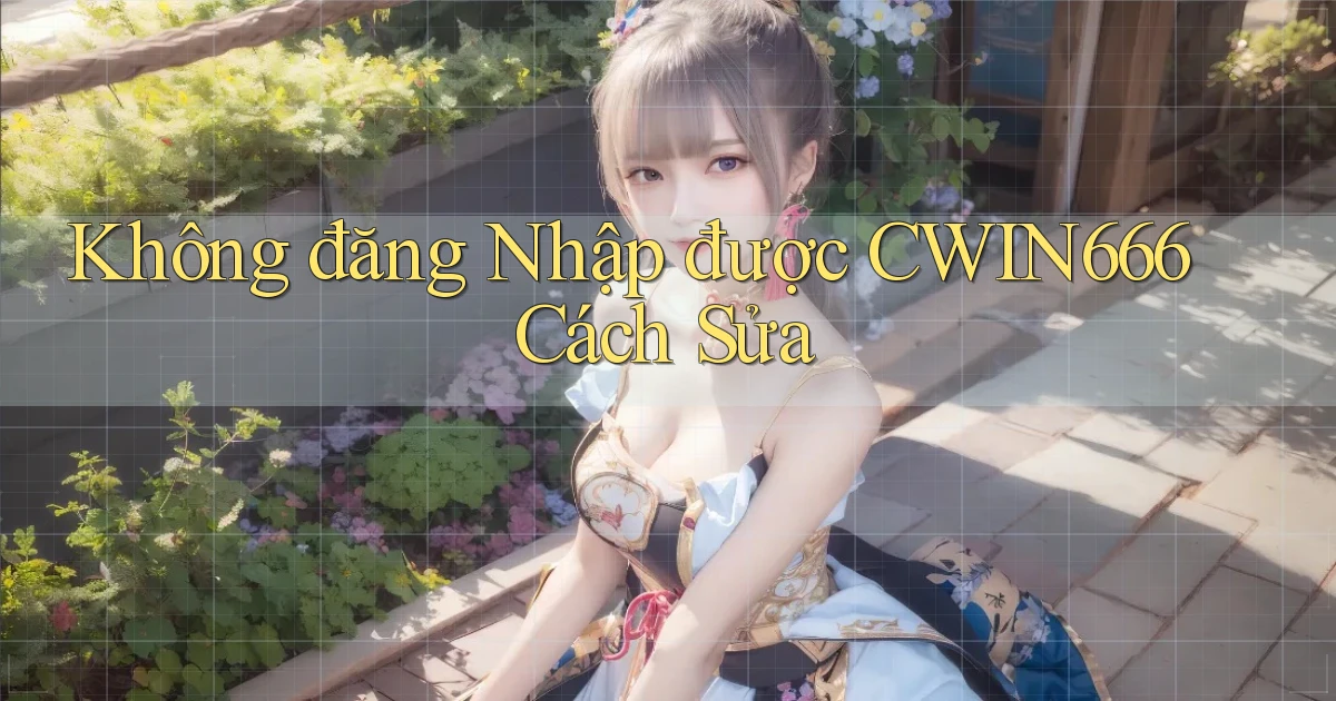 không đăng nhập được cwin666 cách sửa