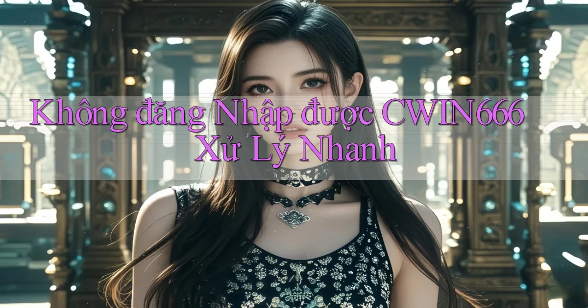không đăng nhập được cwin666 xử lý nhanh