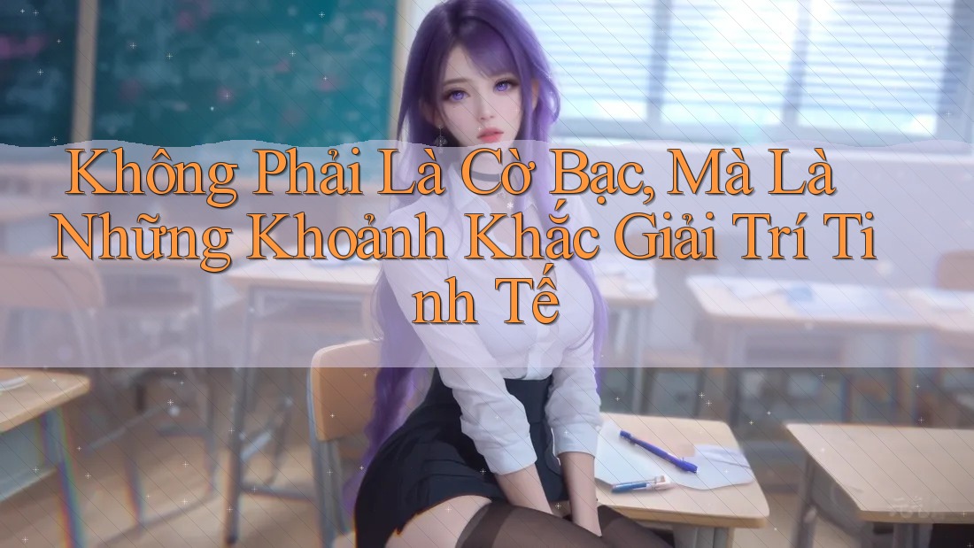 Không Phải Là Cờ Bạc, Mà Là Những Khoảnh Khắc Giải Trí Tinh Tế
