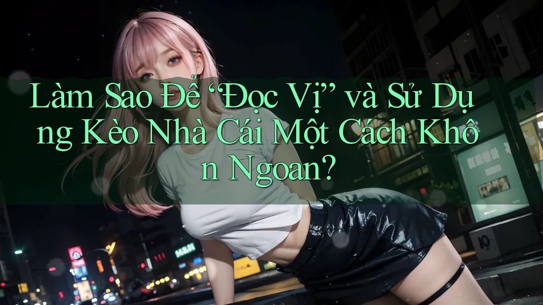 Làm Sao Để “Đọc Vị” và Sử Dụng Kèo Nhà Cái Một Cách Khôn Ngoan?