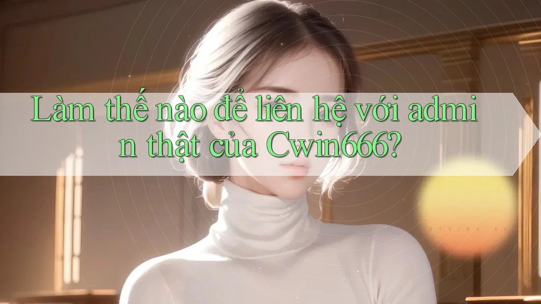 Làm thế nào để liên hệ với admin thật của Cwin666?