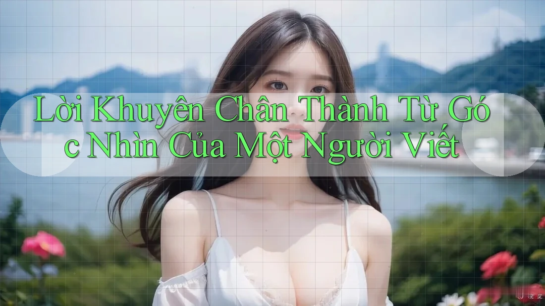 Lời Khuyên Chân Thành Từ Góc Nhìn Của Một Người Viết