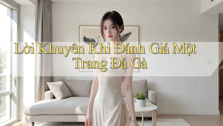 Lời Khuyên Khi Đánh Giá Một Trang Đá Gà