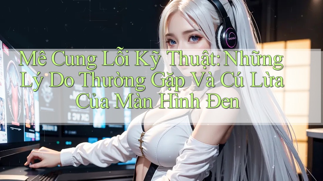 Mê Cung Lỗi Kỹ Thuật: Những Lý Do Thường Gặp Và Cú Lừa Của Màn Hình Đen