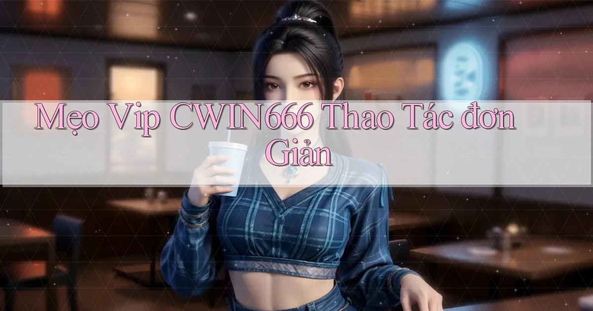 mẹo vip cwin666 thao tác đơn giản