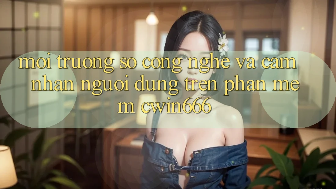 Môi trường số Công Nghệ Và Cảm nhận Người Dùng Trên Phần mềm Cwin666 Môi trường số Công Nghệ Và Cảm nhận Người Dùng Trên Phần mềm Cwin666