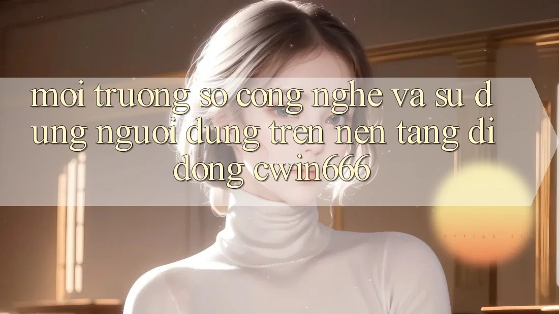 Môi trường số Công Nghệ Và Sử dụng Người Dùng Trên Nền tảng di động Cwin666