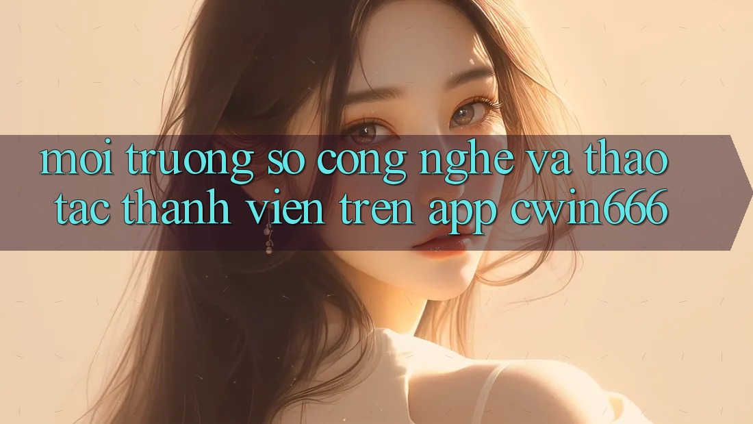 Môi trường số Công Nghệ Và Thao tác Thành viên Trên App Cwin666