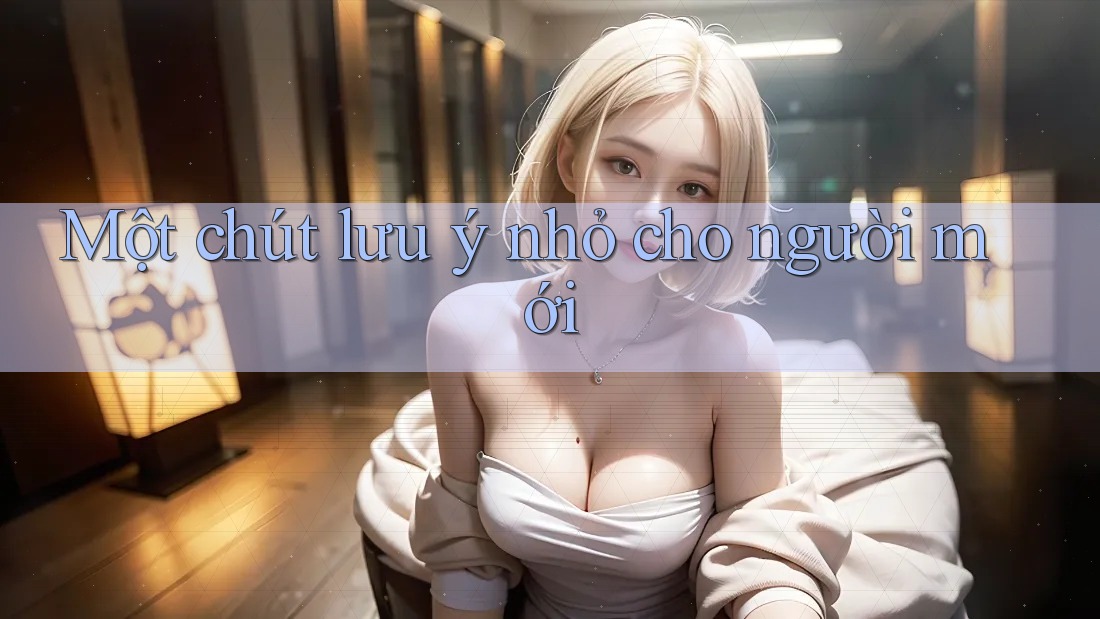 Một chút lưu ý nhỏ cho người mới